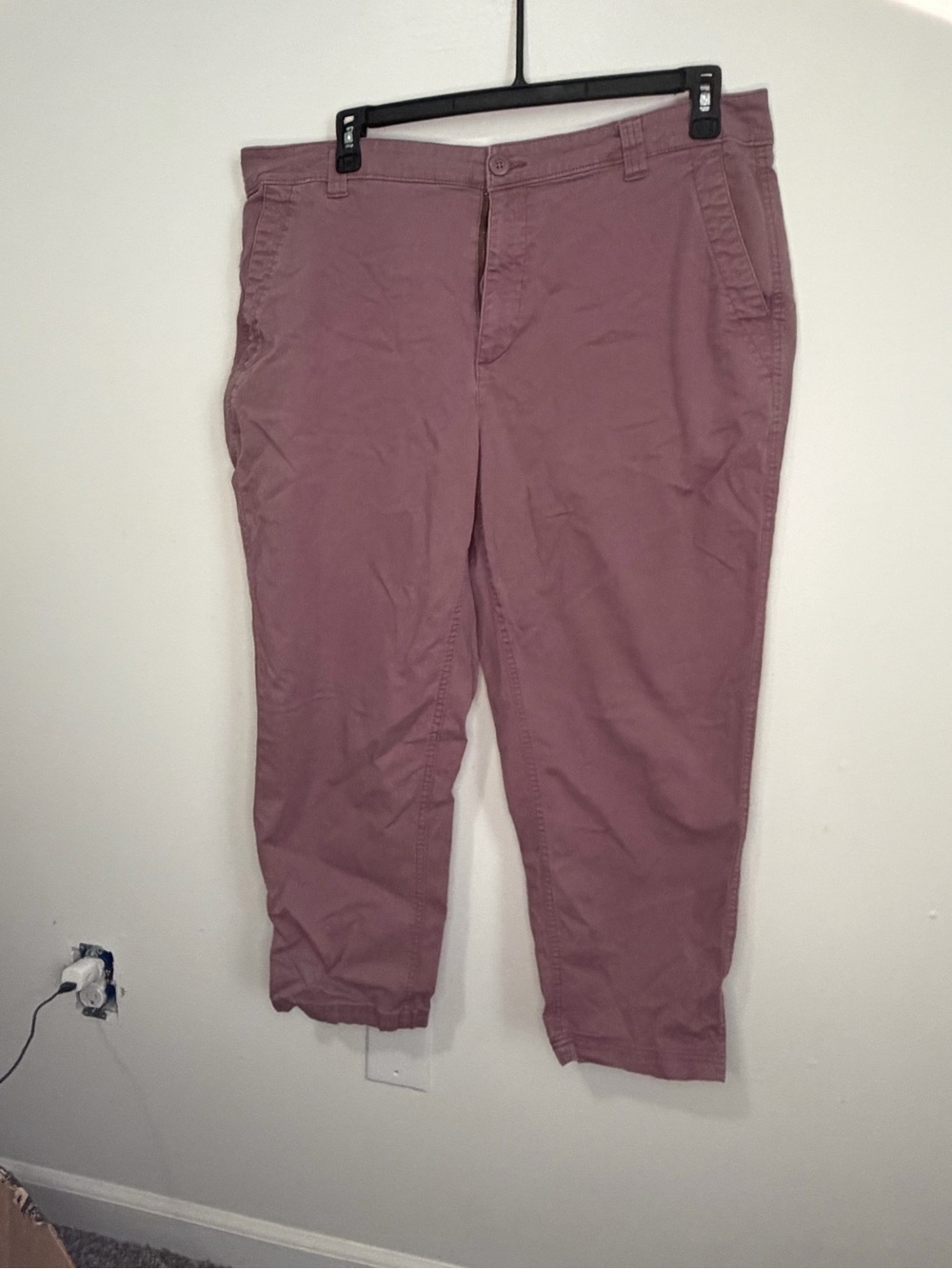 Old Navy  Women’s Straight Chinos in Dusty Mauve